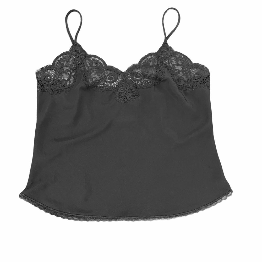 Christian Dior Vintage Lace Camisole Black